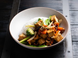 Cashew nut sauce w/rice