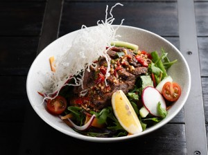 BBQ Beef rump salad