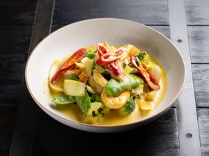 Creamy chili basil