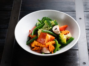 Steamed vegetables